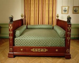Letto di Napoleone dal Palazzo Imperiale di Bordeaux, 1804-15